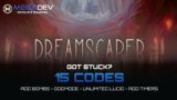 DREAMSCAPER Cheats: Add Bombs, Godmode, Unlimited Lucid, … | Trainer by MegaDev